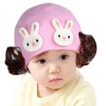 thumbnail image 1 of Mightlink Cute Rabbit Animal Baby Girls Boys Woolen Yarn Knit Wig Hat Skull Cap Beanie, 1 of 7