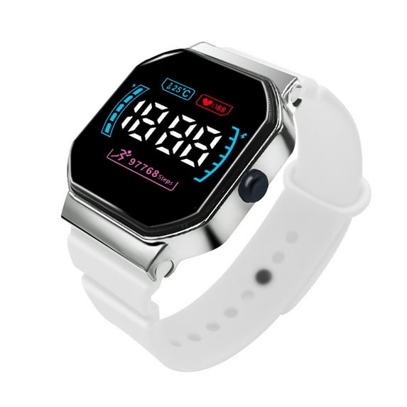 Mightlink Digital Sports LED Watch with Large Dial Clear Bold Font Display Accurate Timepiece Comfortable Wristwatch
