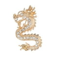 thumbnail image 1 of Mightlink Dragon Brooch Pin for Women Chinese Zodiac Dragon Brooch Collar Pin Fashion Clothing Coat Jewelry Party Accessories, 1 of 7