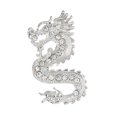 thumbnail image 1 of Mightlink Dragon Brooch Pin for Women Chinese Zodiac Dragon Brooch Collar Pin Fashion Clothing Coat Jewelry Party Accessories, 1 of 7