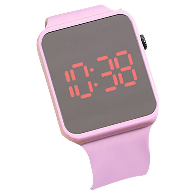 Led on sale watch mirror