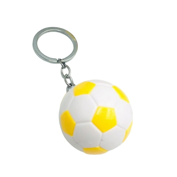 Mightlink Football Key Chain Multi purpose Realistic Three dimensional Smooth Surface Reusable Souvenir Gifts Mini Soccer Key Pendant Sports Ornament for