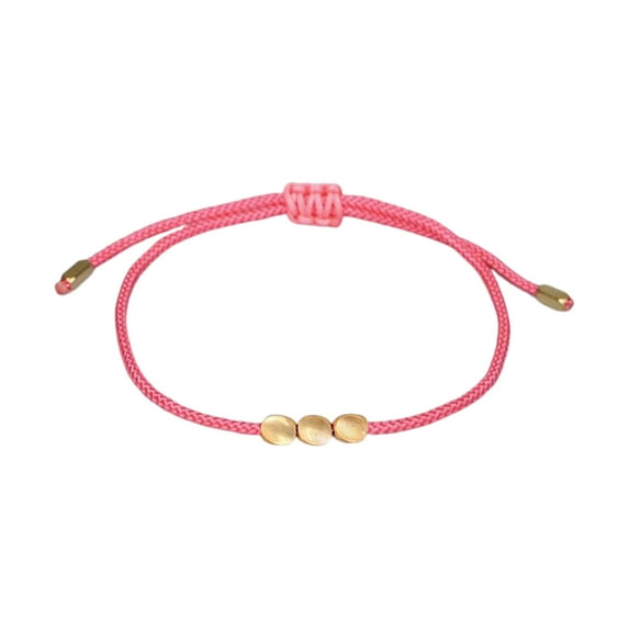 Mightlink Friendship Bracelet with Charms Adjustable Handmade Temperament Ornamental Decorate Accessories Unisex Handmade Braided Bracelet for Daily Life