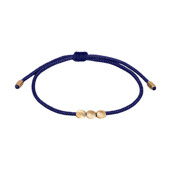 Mightlink Friendship Bracelet with Charms Adjustable Handmade Temperament Ornamental Decorate Accessories Unisex Handmade Braided Bracelet for Daily Life