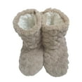 thumbnail image 1 of Mightlink Home Slippers Non-slip Jacquard Technology Furry Calf Length Thickening Keep Warm Adult Mid-Tube Winter Plush Slippers for Indoor, 1 of 7