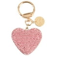 thumbnail image 1 of Mightlink Key Chain Shiny Full Rhinestone Sparkling Multi-purpose Reusable Gift Accessories Metal Heart Shaped Car Keychain Handbag Pendant Keyring for Wallet, 1 of 6