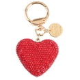 thumbnail image 1 of Mightlink Key Chain Shiny Full Rhinestone Sparkling Multi-purpose Reusable Gift Accessories Metal Heart Shaped Car Keychain Handbag Pendant Keyring for Wallet, 1 of 7