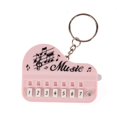 thumbnail image 1 of Mightlink Keychain Pendant Mini Electronic Piano Shape 8 Keys Light Music Cartoon Couple Pendant Exquisite Key Ring Funny Birthday Gift, 1 of 7