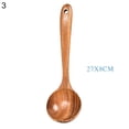 thumbnail image 1 of Mightlink Kitchen Utensils, Wooden Cooking Utensil Set Non-stick Pan Kitchen Tool Wooden Cooking Spoons and Spatulas Wooden Spoons for cooking salad fork - 1PC, 1 of 7