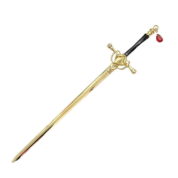 Mightlink Ladies Hairpin Ancient Sword Bright Luster Plating Smooth Surface Chinese Anti Fall Hair Stick Hair Accessories
