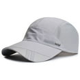 thumbnail image 1 of Mightlink Men Baseball Hat Hollow Out Lightweight Mesh Sun Protection Summer Hat for Running, 1 of 7