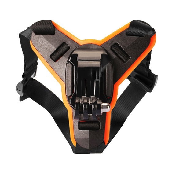 Mightlink Motobike Helmet Chin Strap Mount Adjustable Strap Front Chin Bracket Holder Anti-Slip Shockproof Tripod Mount Camera Accessories