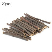 Mightlink Natural Apple Sticks, Small Animals Molar Chew Toys, Apple Branch Chew Treats for Hamster Rabbit Chinchilla Bunny Guinea Pig Squirrel