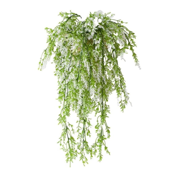 Mightlink Non-Watering No Withering Anti-fade Realistic Fake Vine DIY Realistic Hanging Artificial Green Plants
