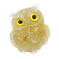 thumbnail image 1 of Mightlink Owl Ornament Manual Drip Adhesive Faux Crystal Vivid Owl Animal Figurine for Home, 1 of 7