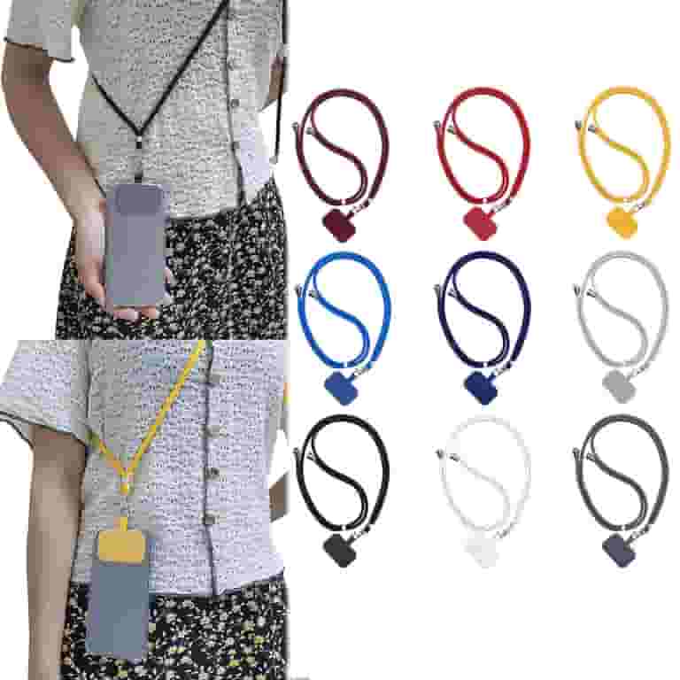 1.5M Universal Crossbody Nylon Patch Phone Lanyards Rope Strap Lanyard / Soft Lanyard for Mobile Phone | PH 1.5M Universal Crossbody Nylon Patch Phone Lanyards Rope Strap Lanyard / Soft Lanyard for Mobile Phone | PH