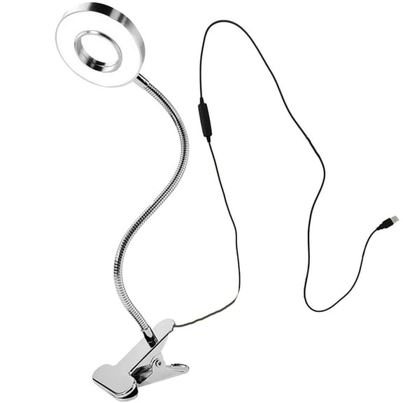 Mightlink Reading Light Eye Protection Energy Saving USB Powered Clip on LED Desk Lamp Selfie Fill Light for Bed Headboard