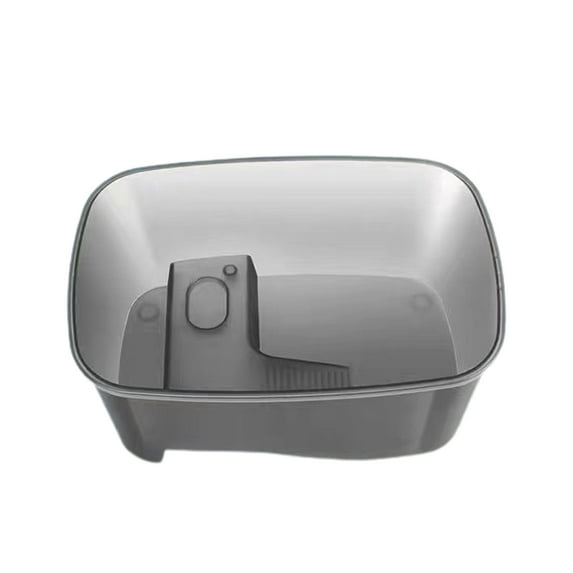 Mightlink Stable Reptile Feeding Box with Basking Platform High Transparency Turtle Breeding Box with Rest Diving Crawling Incubation Area Aquarium Supplies