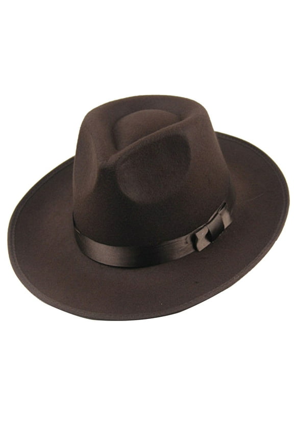 Sun Visor Men Women Hard Felt Wide Brim Fedora Panama Hat Autumn Vintage Cap