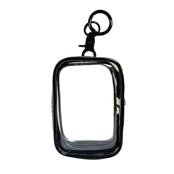 Mightlink Thicken Transparent Keychain Organizer Waterproof Keychain Bag 3D Dimensional Clear Figure Display Keychain
