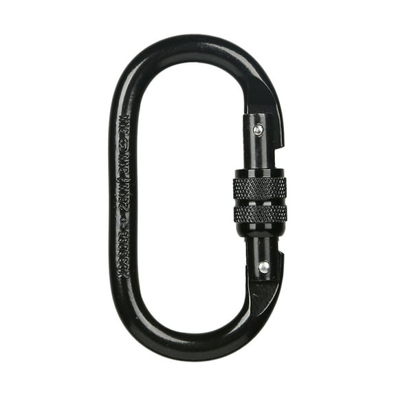 Mightlink Track Type Carabiner High Tension Anti-oxidation High-strength Wear-resistant Hiking O Shape Carabiner Buckle for Outdoor