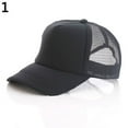 thumbnail image 1 of Mightlink Unisex Attractive Baseball Cap Trucker Mesh Blank Visor Adjustable Sun Hat, 1 of 6
