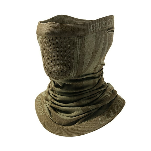 Mightlink Unisex Face Cover Hanging Ear Easy Cleaning Anti Sun High Stretch Neck Guard Windproof Sweat Wicking Face Cover for Winter Sports