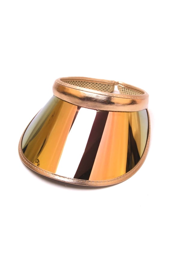 Unisex Summer Iridescent Mirrored Outdoor Travel Beach Anti-UV Sun Visor Hat