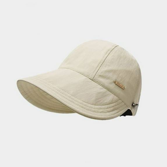 Mightlink Wide Brim Hat Sun Protection Anti-UV Adjustable Head Circumference Foldable Gardening Travel Sun Hat