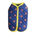 thumbnail image 1 of Mightlink Winter Dog Coat Cute Fox Print Button Closure Cardigan Windproof Keep Warm Sleeveless Pet Vest Coat Small Dog Two-legged Clothes Puppy Costume, 1 of 7