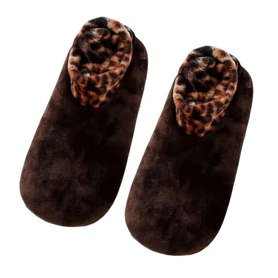 Mightlink Winter Short Socks Thick Cozy Wear Short Tube Non-slip Foot Cover Keep Warm Soft Women Men Coral Fleece Socks for Indoor Outdoor