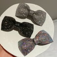 thumbnail image 1 of Mightlink Women Bow Hair Clip Shiny Hot Drilling Bowknot Hair Pin Exquisite Alloy Hairpin Fashion Accessories, 1 of 7