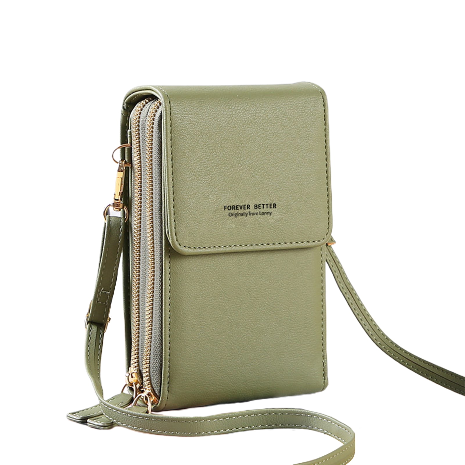 Mightlink Women Shoulder Bag Back Touch Screen Adjustable Strap Multiple Pockets Crossbody Bag Document Package for Party Gathering Wedding Banquet Walmart