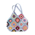 thumbnail image 1 of Mightlink Women Tote Bag Floral Crochet Large Capacity Handmade Vintage Multicolor Hollow Out Handbag for Travel, 1 of 7