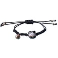 thumbnail image 1 of Mightlink Wrist Bracelet Ceramic Cat Decor Small Bell Hand Made Adjustable Ornamental Decorate Temperament Braided Rope Charms String Bracelet for Daily Life, 1 of 7