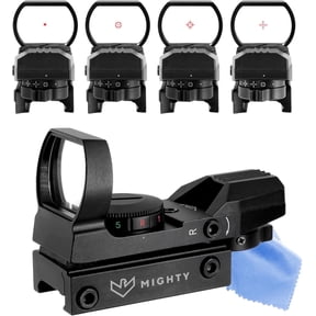 Mighty 1x23x34mm Reflex Green Red Dot Sight Optic with 20 mm Rail Mount for Hunting