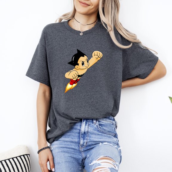 Mighty Atom Astro Boy Anime Manga Robot Tezuka Osamu Fly T-Shirt, for men & women, up to size 5XL