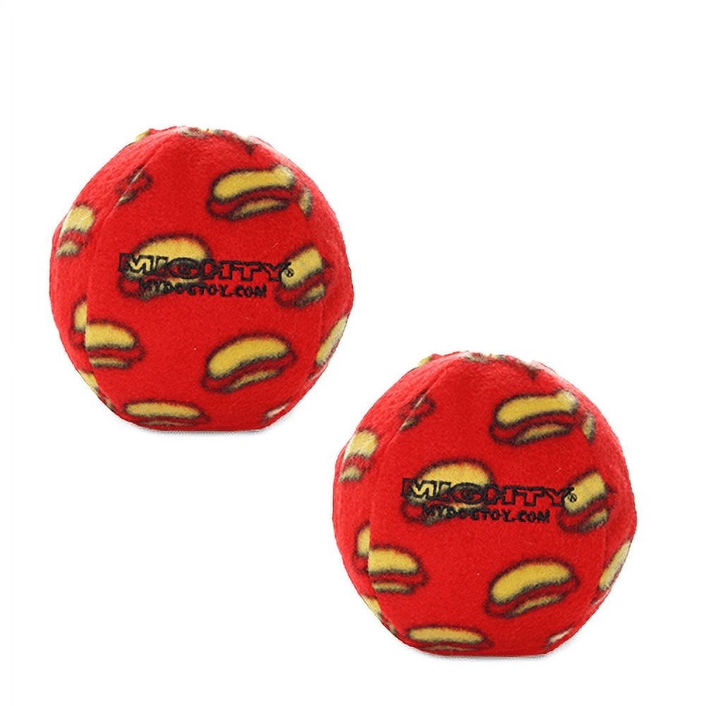 Mighty Ball Medium Red, 2-Pack Dog Toys