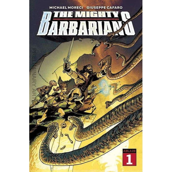 Mighty Barbarians, The #1A VF ; Ablaze Comic Book