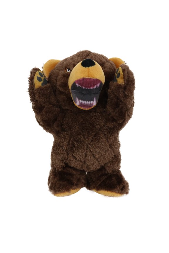 Mighty : Bear Dog Toy : Ultra Durable Plush Toy with Multiple Layers & Reinforced Seams , Washable and Floats , Mighty Construction