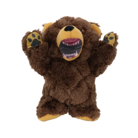 Tuffy® - Mighty® Bear Ultra Durable Plush Dog Toy with Multiple Layers & Reinforced Seams, Washable and Floats, Mighty® Construction