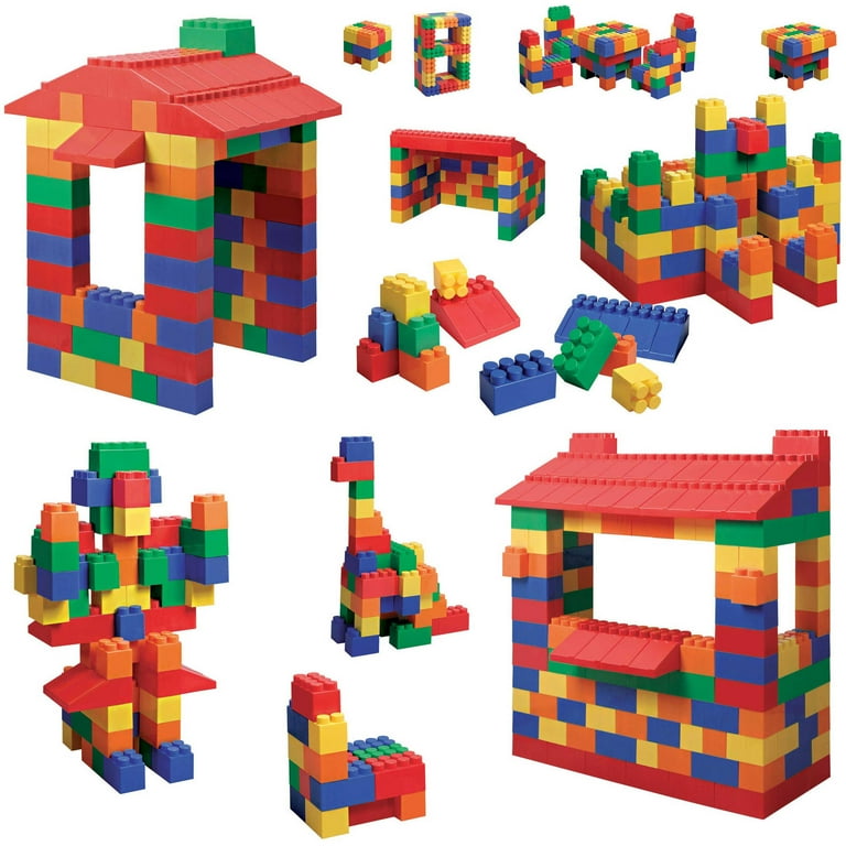 Mighty Big Blocks Set Assorted Sizes 100 Piece Walmart
