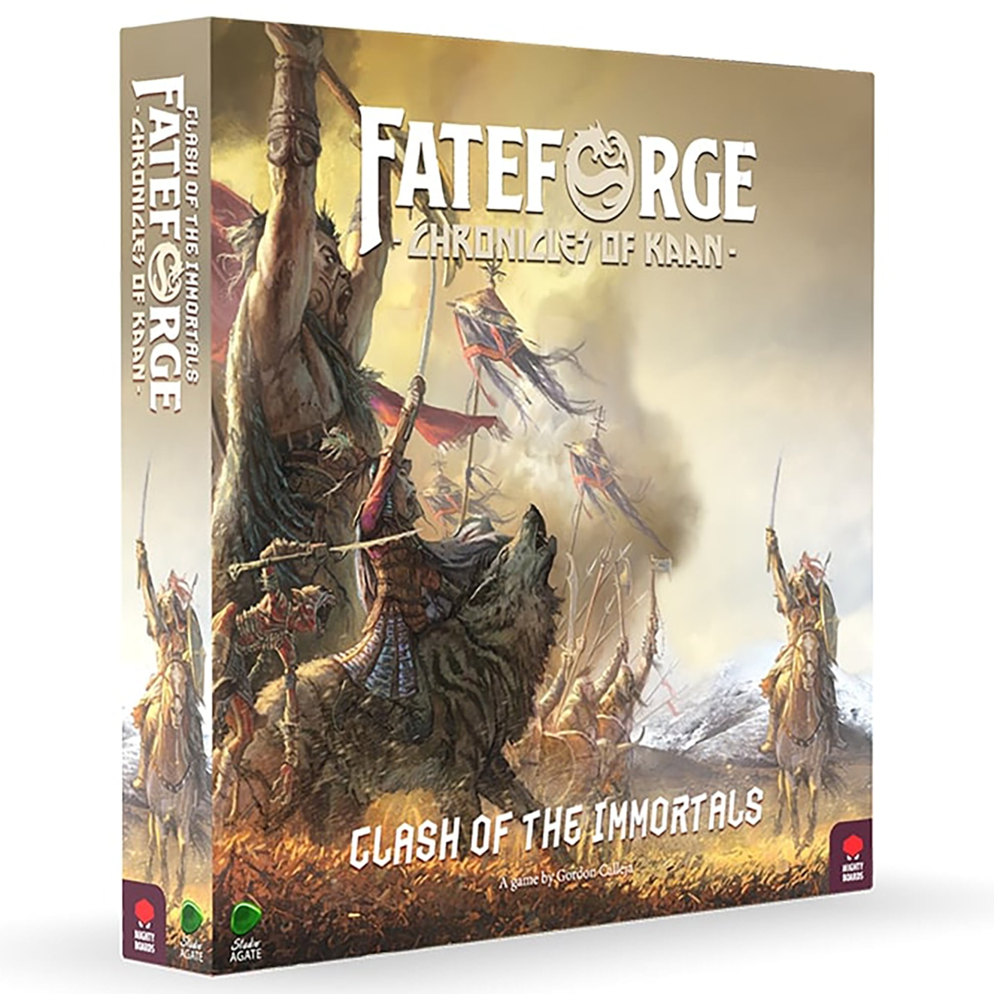 Mighty Boards: Fateforge Chronicles of Kaan: Clash of The Immortals Expansion - Strategy Board Game, App Co-Op Action Adventure, Ages 14+, 1-4 Players Mighty Boards: Fateforge Chronicles of Kaan: Clash of The Immortals Expansion - Strategy Board Game, App Co-Op Action Adventure, Ages 14+, 1-4 Players