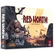 Mighty Boards Red North - Combative Board Game Of Hidden Information, Norse Warrior Raiding Parties, Bluff & Battle, Conquests, Ages 14+, 2-4 Players