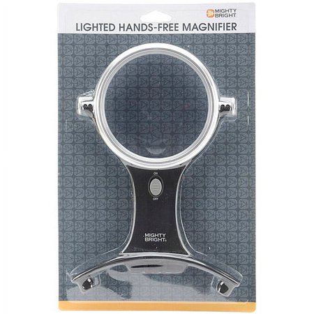 Mighty Bright Hands-Free Lighted Magnifier 4"