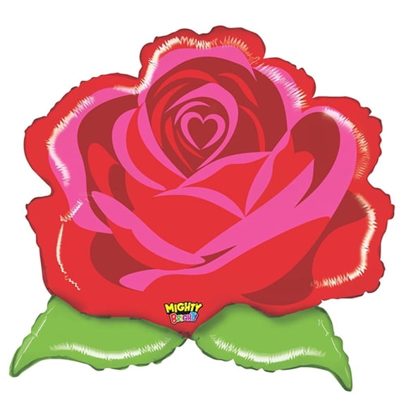 Mighty Bright Rose Flower Balloon 29"
