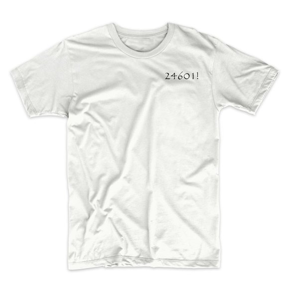 Mighty Circus 24601! Les Miserables T-Shirt - White, Medium