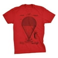 thumbnail image 1 of Mighty Circus Airship Patent T-Shirt - Red, Small, 1 of 2