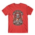 thumbnail image 1 of Mighty Circus Astronaut Skull T-Shirt 100% Cotton Premium Tee NEW - Red, Double Extra Large, 1 of 2