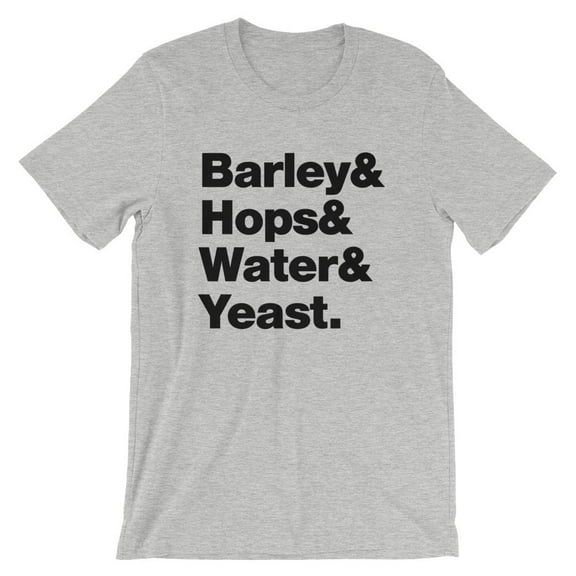 Mighty Circus Barley Hops T-Shirt - Gray, Extra Large